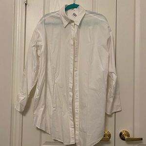 H&M Above Knee Button Up Dress Shirt